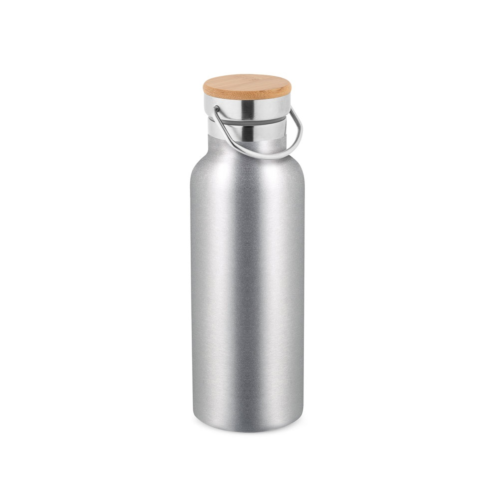 Bouteille isotherme promotionnelle 570 ml RAGNAR Argenté satiné